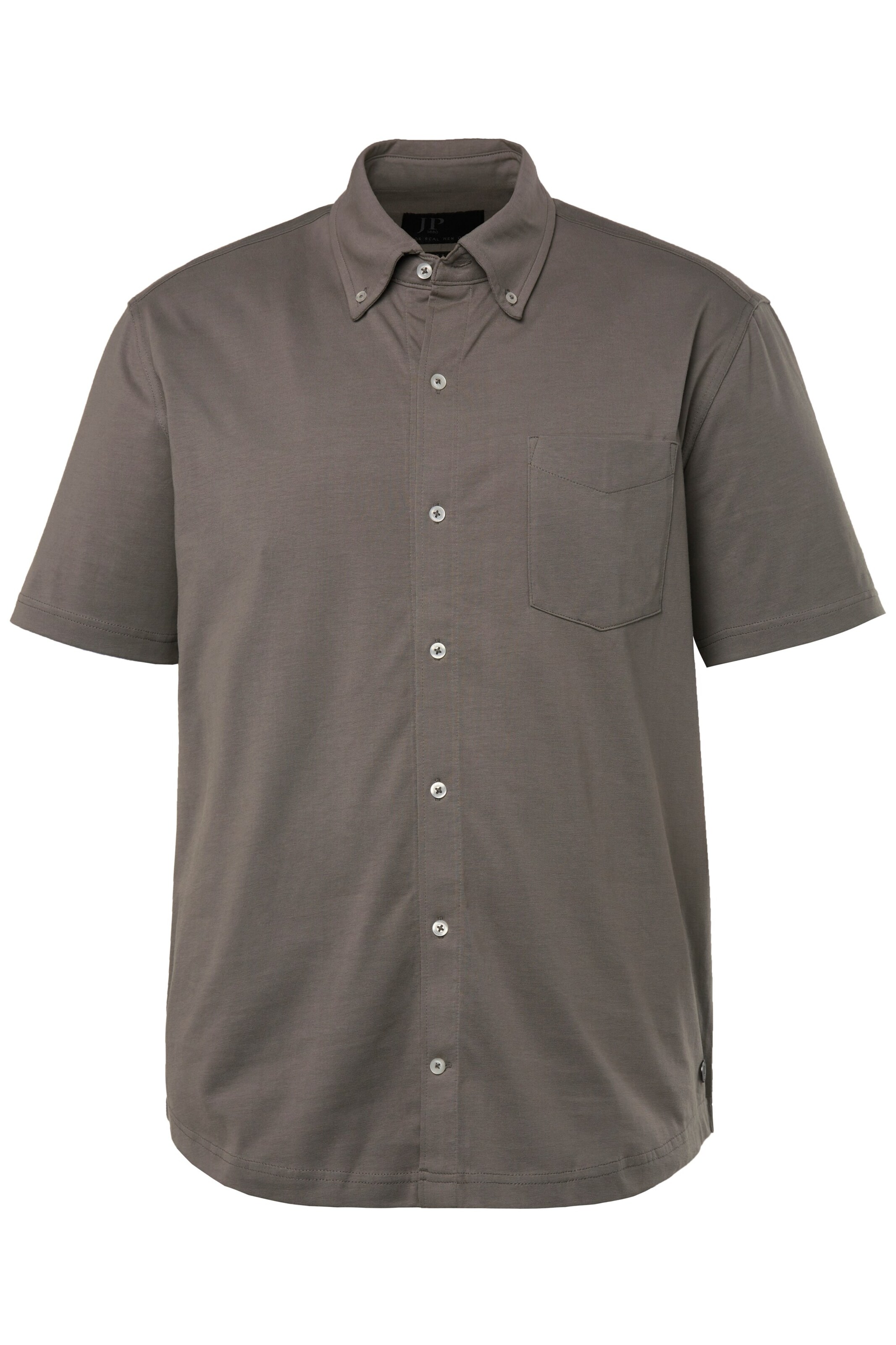 JP1880 Regular fit Overhemd in Grijs: voorkant