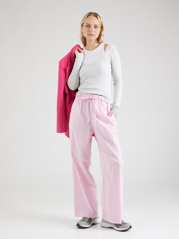 Wide Leg Pantalon 'ONLAUGUSTA' ONLY en rose