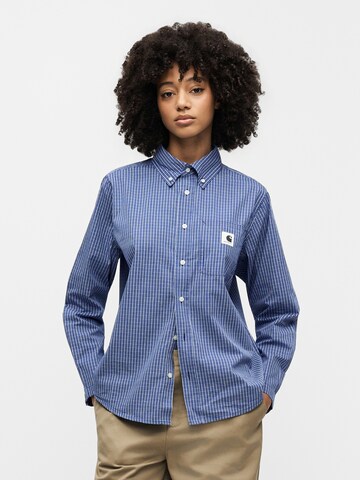 Carhartt WIP Blouse 'Groff' in Blauw: voorkant