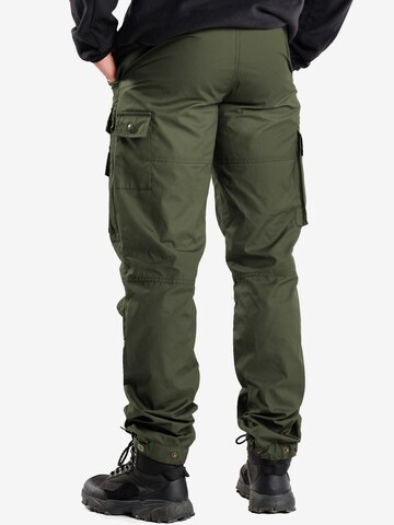 Regular Pantalon outdoor 'Leviathan' normani en vert