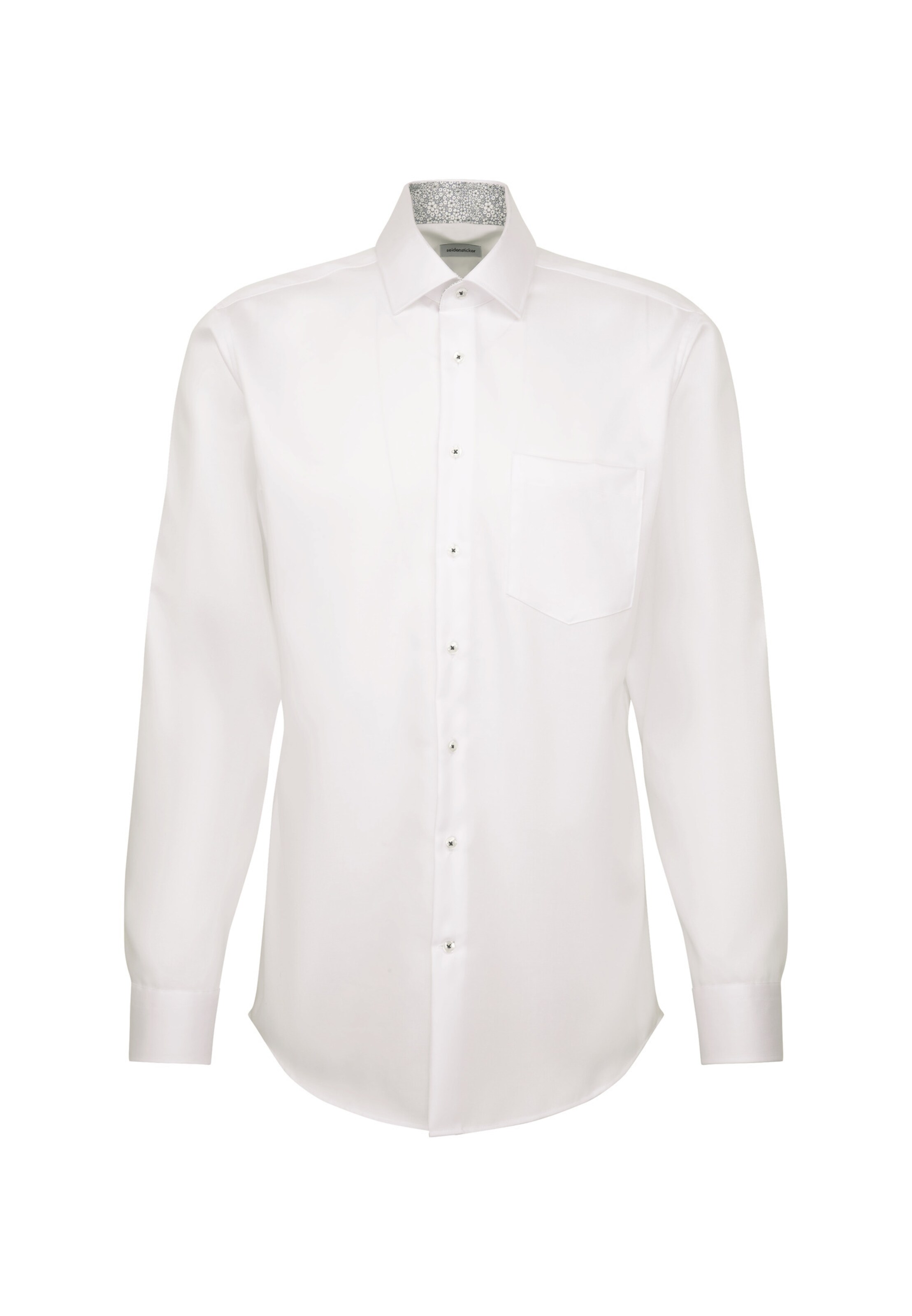 Coupe regular Chemise business 'Smart Classic' SEIDENSTICKER en blanc : devant