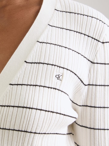 Cardigan Calvin Klein Jeans en blanc