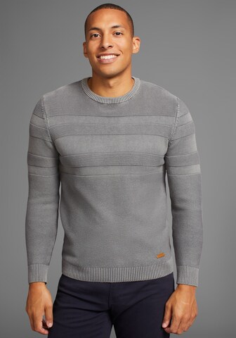 Bruno Banani LM Sweater in Grey: front