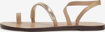 Sandalo di Kazar in beige: frontale