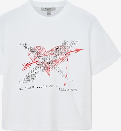 AllSaints Paita 'HEARTACHE LISA' värissä punainen / musta / valkoinen, Tuotenäkymä