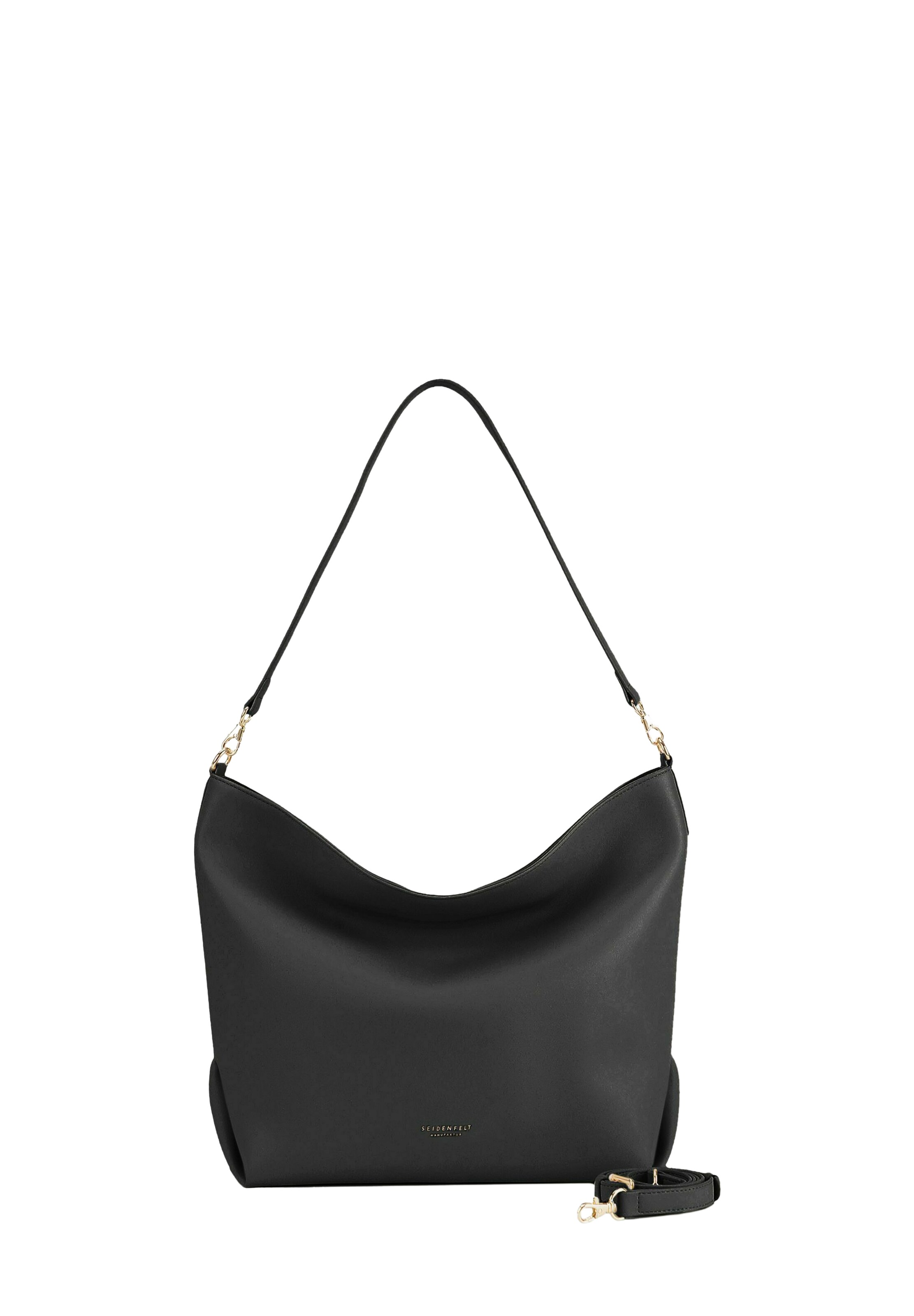 Seidenfelt Skuldertaske i sort: forside