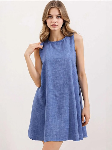 Bigdart Dress in Blue: front