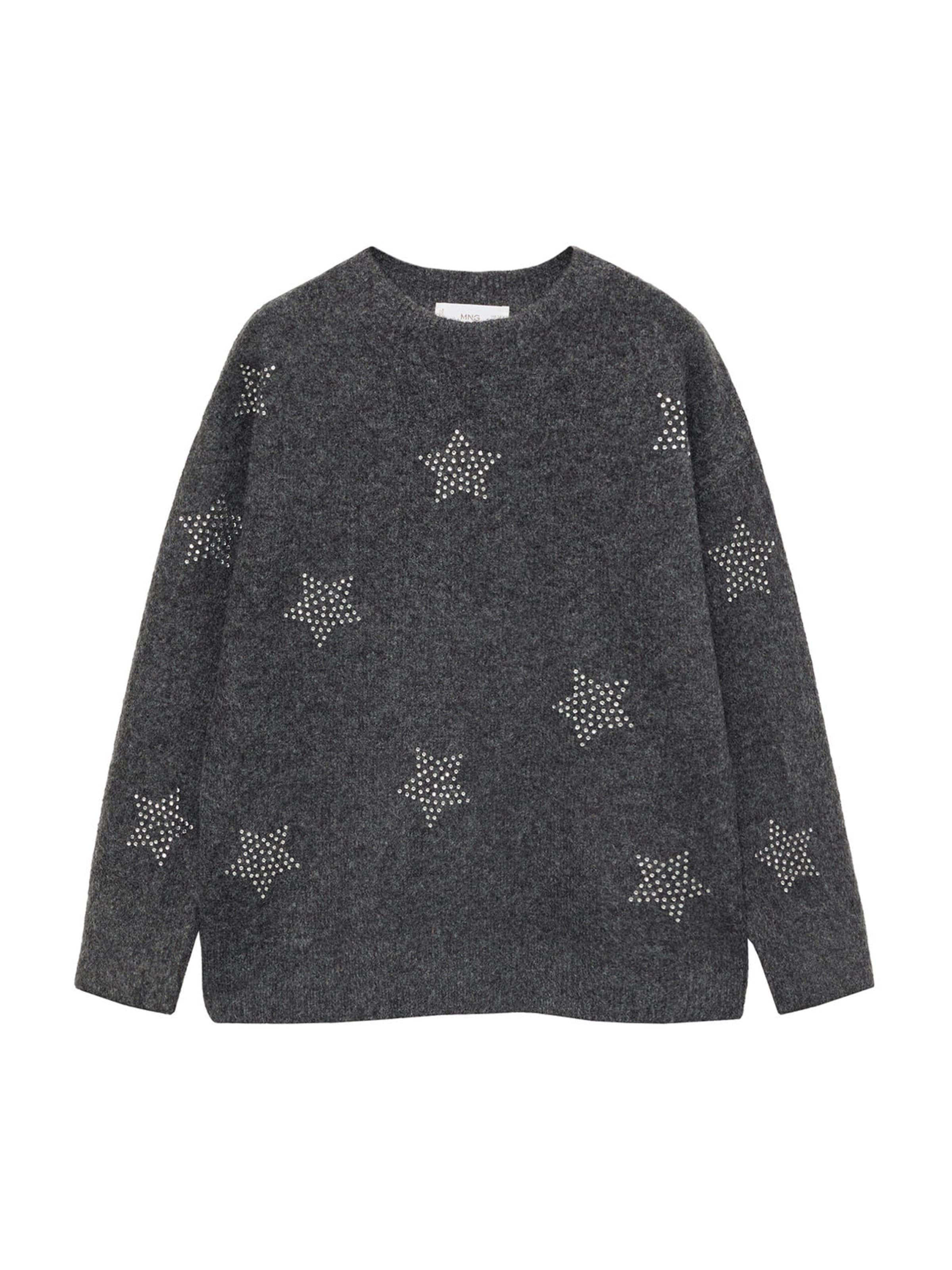 MANGO KIDS Pullover 'Etoile' i grå: forside