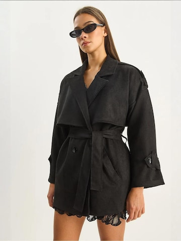 Bianco Lucci Tussenmantel in Zwart