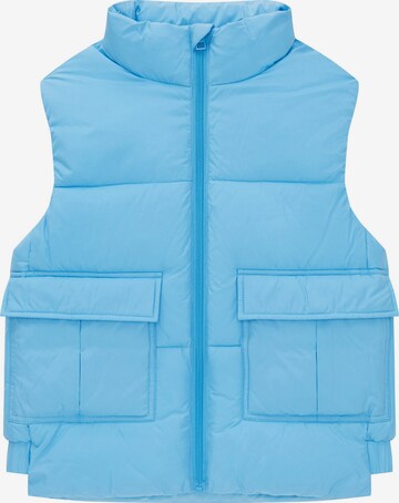 Gilet TOM TAILOR en bleu : devant