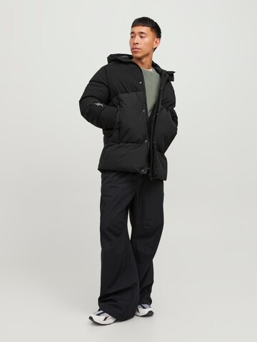 JACK & JONES Winter Jacket 'Force' in Black