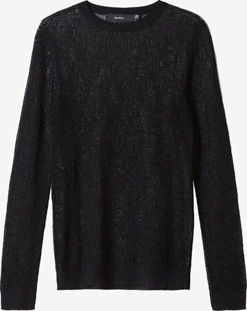 Pullover di Bershka in nero: frontale