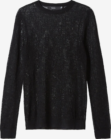 Pull-over Bershka en noir : devant