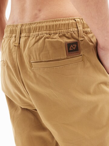 hydroponic - Tapered Pantalón 'Hydroponic Frontier Regular-Fit Jogger Trousers' en marrón