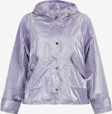 RISA Between-Season Jacket in Purple: front
