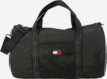 Tommy Jeans Travel bag 'Heritage' in Black: front