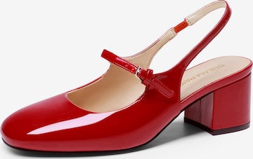 Escarpins 'Dream Pairs Fashion' Dream Pairs en rouge : devant