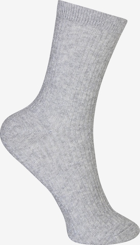 Zhenzi Socken 'Luana 701' in Grau: Vorderseite