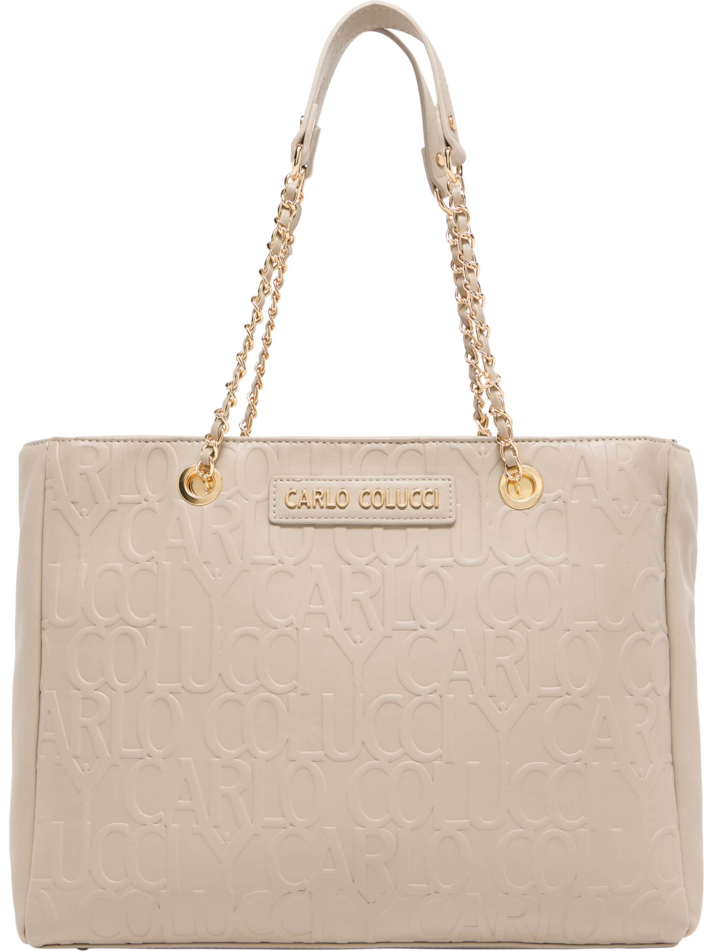 Carlo Colucci Shopper 'Erardi' in Beige: front