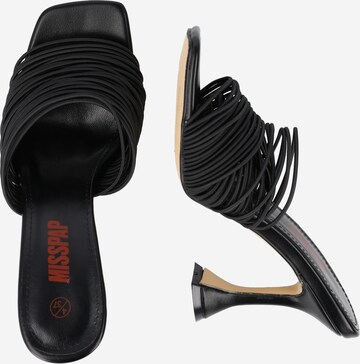Misspap - Sapato aberto em preto