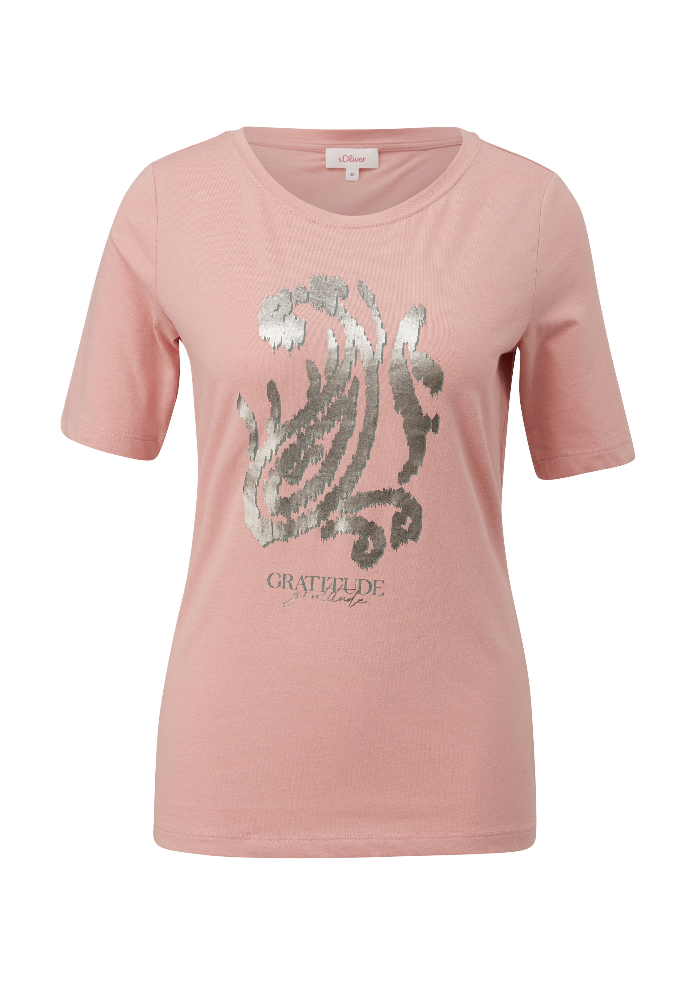 s.Oliver T-Shirt in Pink: Vorderseite