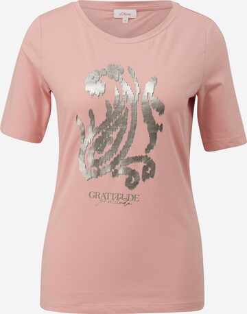 s.Oliver T-Shirt in Pink: predná strana