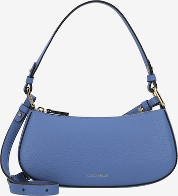 Borsa a spalla 'Merveille' di Coccinelle in blu: frontale