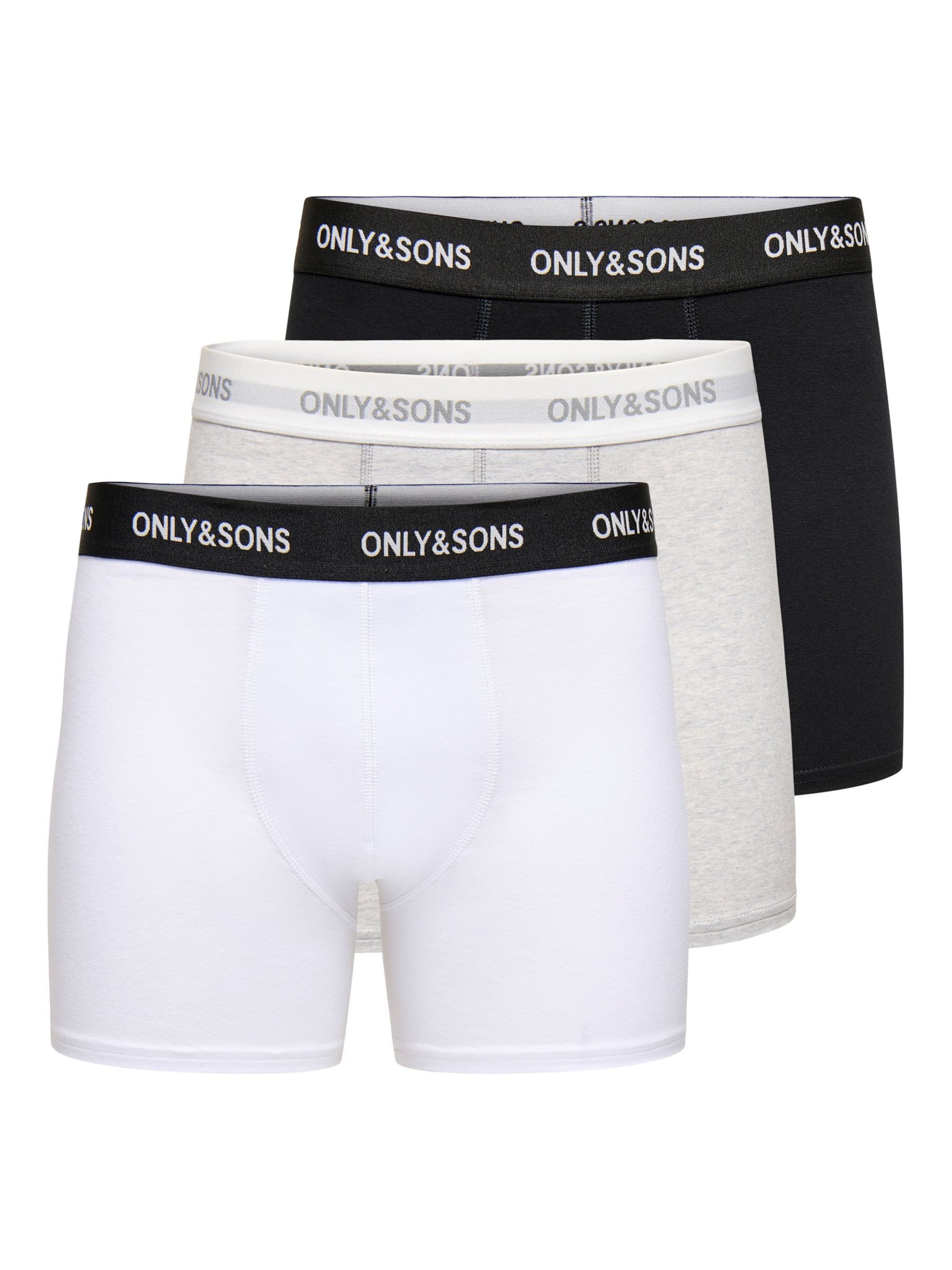 pilka Only & Sons Boxer trumpikės: priekis