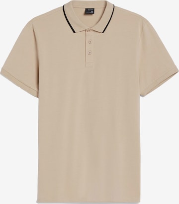 Bershka Shirt in Beige: voorkant