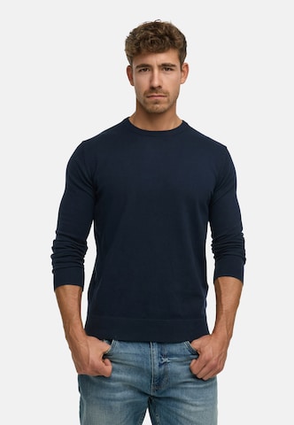 Pull-over 'INKalpo' INDICODE JEANS en bleu : devant