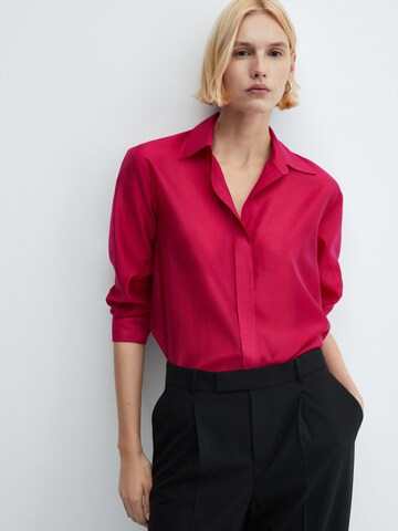 MANGO Blouse 'MALVA' in Rood: voorkant