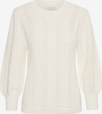 Kaffe Sweater 'Kate ' in White: front