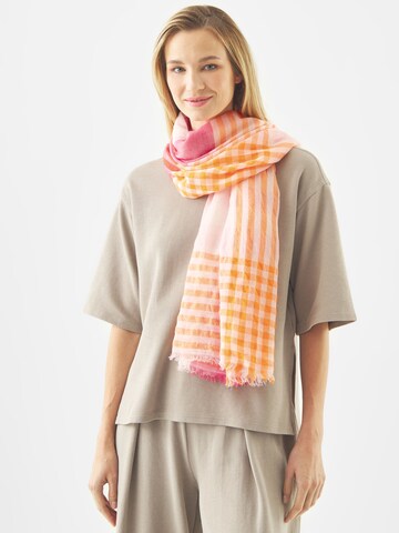 Écharpe CODELLO en rose : devant