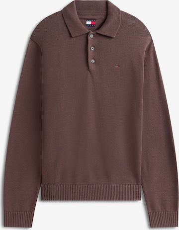 Tommy Jeans - Jersey 'ESSENTIAL' en marrón: frente
