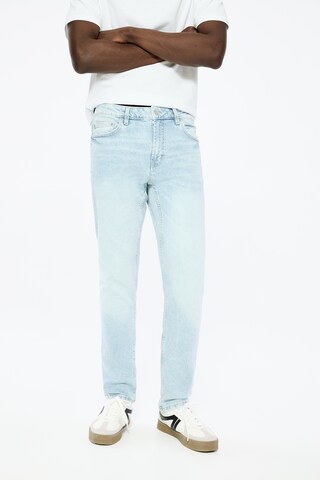 Pull&Bear Slimfit Kavbojke | modra barva