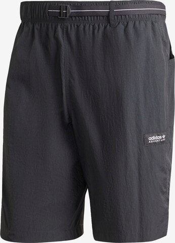 ADIDAS ORIGINALS Loose fit Trousers 'Adventure' in Black: front