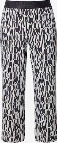 Ulla Popken Regular Hose in Schwarz: Vorderseite