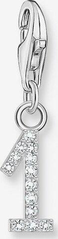 Thomas Sabo Pendant 'Zahl 1' in Silver: front