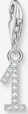 Thomas Sabo Pendant 'Zahl 1' in Silver: front