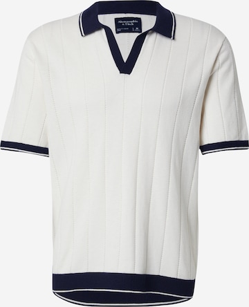 Abercrombie & FitchPulover - bijela boja: prednji dio