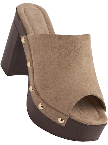 Zoccoletto 'Gracia' di Limoya in beige: frontale