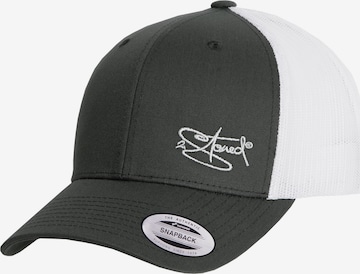 2Stoned Cap 'Flexfit Trucker Retro 2-Tone' in Grey: front