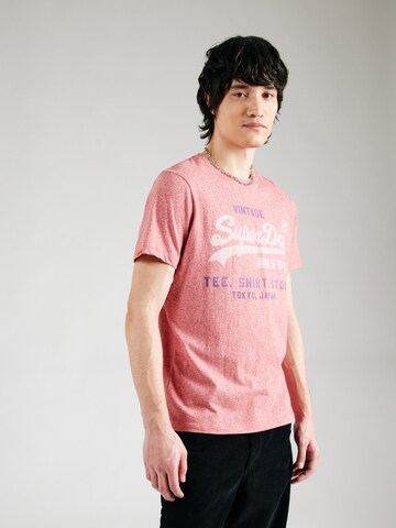 Maglietta 'Classic' di Superdry in rosso: frontale