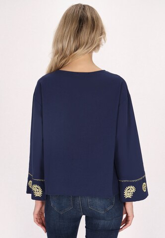 usha FESTIVAL Bluse in Blau