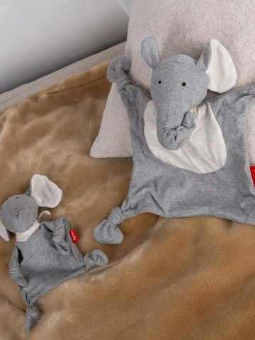 SIGIKID Stuffed animals 'Mini-Schnuffeltuch Elefant' in Grey