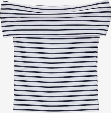 Pull&Bear Shirt in Blauw: voorkant