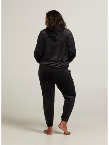 Effilé Pantalon 'MHELENA' Zizzi en noir