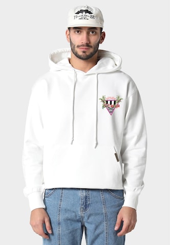 Pas De Monaco Sweatshirt in Wit: voorkant