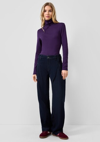 QS Shirt in Lila: Vorderseite