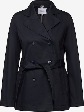 CECIL Kurzer Trenchcoat in Blau: Vorderseite